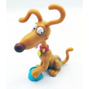 Spike the Dog Vintage Rugrats Plastic Figure 1999 Viacom Cake Topper Nickelodeon